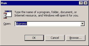 This is the Run dialog box. Type the name of a program, folder, document, or internet resource.