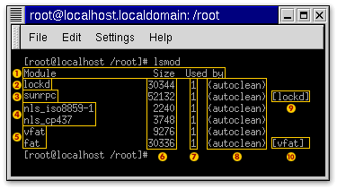 ls mod output