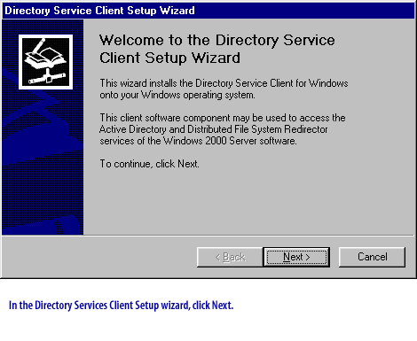 2) Directory Services Client 2