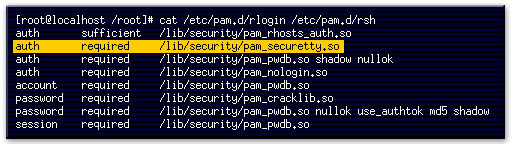 3) This line indicates that if the user is trying to log in as root, the tty on which they are logging in must be listed in the /etc/securetty. 