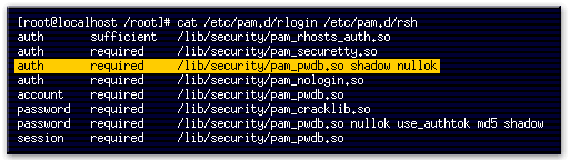 4) This line will cause the system to ask the user for a password and will check the password.