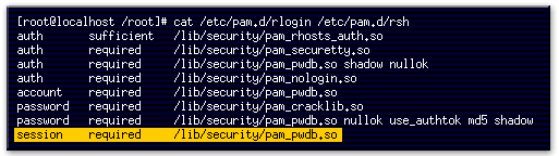 9) This line specifies that the pam_pwdb.so module should be used to manage the session.