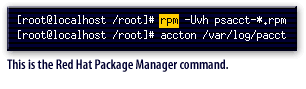 1) This is the Redhat Package Manager Command