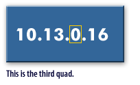 4) This is the third quad