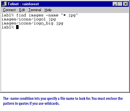 4) Unix find command 4