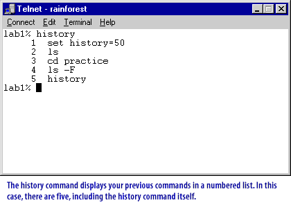 3) Command History 3