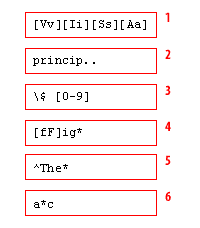 Common Regular Expressions